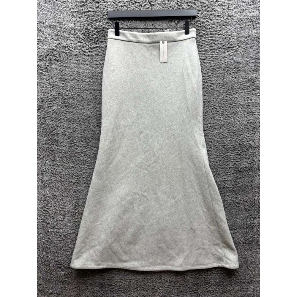 NWT Anthropologie Mare Mare Cozy Slim Puddle Maxi Skirt Grey Womens Size S
